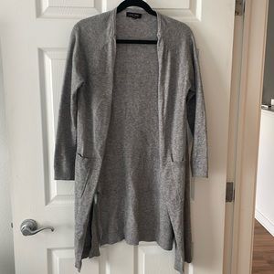 Size L Love Tree Gray Cardigan (w/ hip slits)